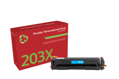 Everyday™ Cyaan Remanufactured Toner van Xerox compatible met HP 203X (CF541X), Hoge capaciteit