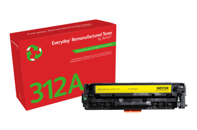 Everyday™ Geel Remanufactured Toner van Xerox compatible met HP 312A (CF382A), Standaard capaciteit
