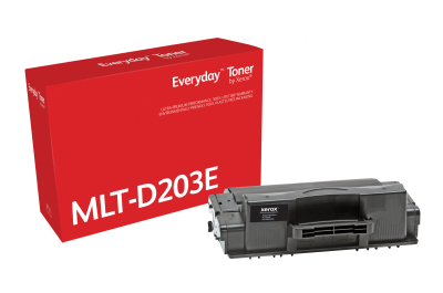 Everyday Zwart Toner compatibel met Samsung MLT-D203E, High capacity