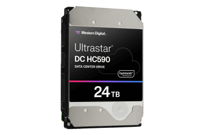 Western Digital DC HC590 interne harde schijf 24 TB 7200 RPM 3.5" SAS