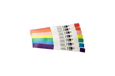 Zebra Z-Band UltraSoft Paars, Wit Ziekenhuisarmband
