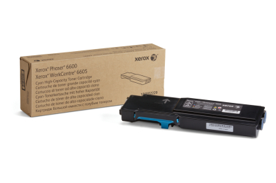 Xerox Phaser 6600/WorkCentre 6605 Tonercartridge met hoge capaciteit, cyaan (6.000 pagina's)