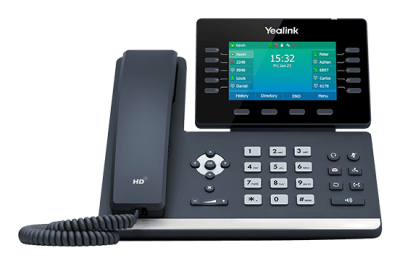 Yealink SIP-T54W IP telefoon Zwart 10 regels LCD Wifi