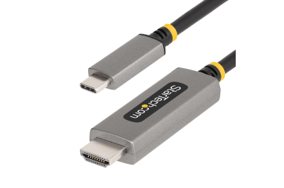 StarTech.com 2m USB-C naar HDMI Adapter Kabel, 8K 60Hz, 4K 144Hz, HDR10, USB Type-C naar HDMI 2.1 Video Converter Kabel, USB-C DP Alt Mode/USB4/Thunderbolt 3/4 Compatibel, USB-C Laptop naar HDMI Monitor