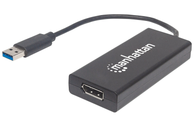 Manhattan 152327 USB grafische adapter 3840 x 2160 Pixels Zwart