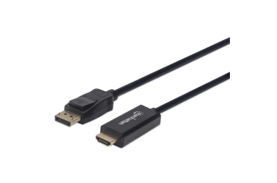 Manhattan 152662 video kabel adapter 1 m DisplayPort HDMI Zwart