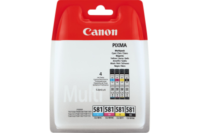 Canon CLI-581 Multipack inktcartridge Origineel Zwart, Cyaan, Magenta, Geel