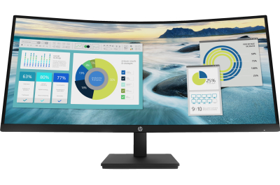 HP P34hc G4 computer monitor 86,4 cm (34") 3440 x 1440 Pixels Quad HD LED Zwart