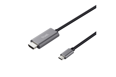 Trust Calyx - USB-C naar HDMI-kabel - 4K ondersteuning - Zwart