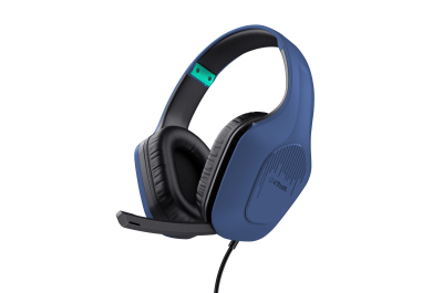 Trust GXT 415B Zirox Headset Bedraad Hoofdband Gamen Blauw