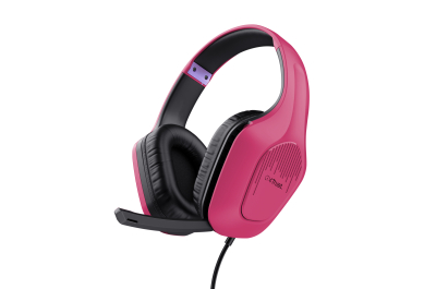 Trust GXT 415P Zirox Headset Bedraad Hoofdband Gamen Roze