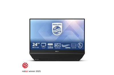 Philips 24B2D5300/00 computer monitor 60,5 cm (23.8") 1920 x 1080 Pixels Full HD LCD Zwart