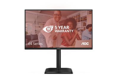 AOC E4 24E4CV computer monitor 60,5 cm (23.8") 1920 x 1080 Pixels Full HD LED Zwart