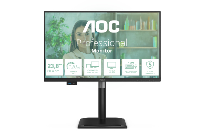 AOC 24P4CV computer monitor 60,5 cm (23.8") 1920 x 1080 Pixels Full HD LED Zwart