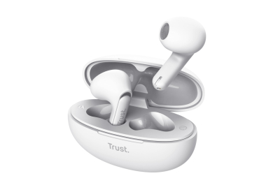 Trust Yavi Headset True Wireless Stereo (TWS) In-ear Oproepen/muziek USB Type-C Bluetooth Wit