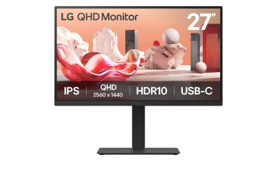 LG 27BA75QB-B computer monitor 68,6 cm (27") 2560 x 1440 Pixels Wide Quad HD LED Zwart
