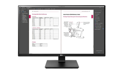 LG 27BN65QP-B computer monitor 68,6 cm (27") 2560 x 1440 Pixels Quad HD LCD Zwart