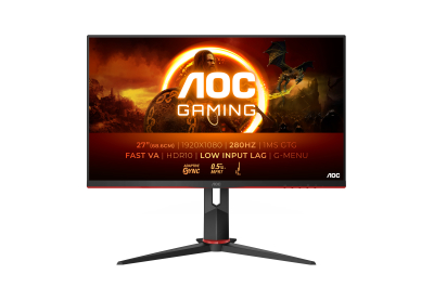 AOC G2 27G2ZN3/BK computer monitor 68,6 cm (27") 1920 x 1080 Pixels Full HD LCD Zwart, Rood