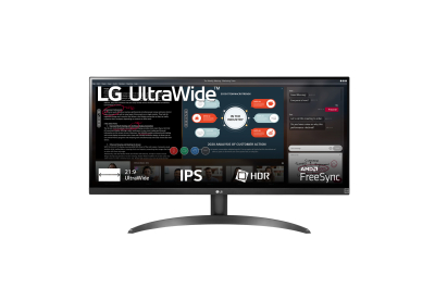 LG 29WP500-B computer monitor 73,7 cm (29") 2560 x 1080 Pixels UltraWide Full HD LED Zwart