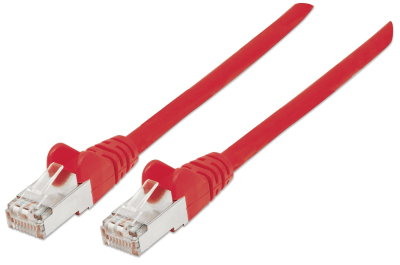 Intellinet 0.5m CAT6a S/FTP netwerkkabel Rood 0,5 m S/FTP (S-STP)