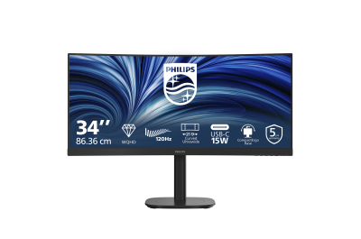 Philips 34B2N3500C/00 computer monitor 86,4 cm (34") 3440 x 1440 Pixels Wide Quad HD LCD Zwart