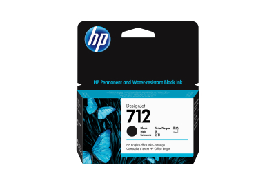HP 712 38 ml inktcartridge voor DesignJet, zwart