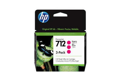 HP 712 29 ml inktcartridge voor DesignJet, magenta, 3-pack