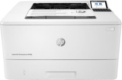 HP LaserJet Enterprise M406dn, Zwart-wit, Printer voor Bedrijf, Print, Compact formaat; Optimale beveiliging; Dubbelzijdig printen; Energiezuinig; Printen via USB-poort aan voorzijde