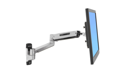 Ergotron LX Sit-Stand Wall Mount LCD Arm 106,7 cm (42") Muur Roestvrijstaal