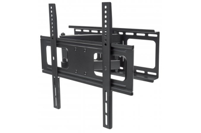 Manhattan Wandbeugel voor TV’s en monitoren (Volledig Verstelbaar), voor schermen 32–55", VESA-compatibiliteit: van 200x200 tot 400x400 mm (controleer de afmetingen van de vier montagegaten aan de achterzijde), max 50 kg, zwart