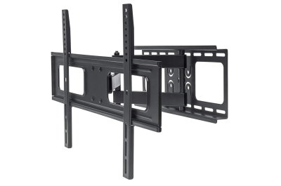 Manhattan Wandbeugel voor TV’s en monitoren (Volledig Verstelbaar), voor schermen 37–65", VESA-compatibiliteit: van 200x200 tot 600x400 mm (controleer de afmetingen van de vier montagegaten aan de achterzijde), max 50 kg, zwart