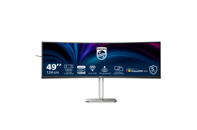 Philips 5000 series 49B2U5900C/00 computer monitor 124 cm (48.8") 5120 x 1440 Pixels Dual QHD LCD Zwart