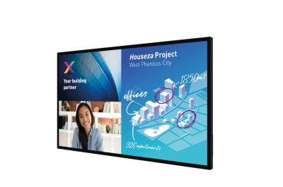 Philips 65BDL6051C/00 beeldkrant Interactief flatscreen 163,8 cm (64.5") Wifi 350 cd/m² Zwart Touchscreen 12/7