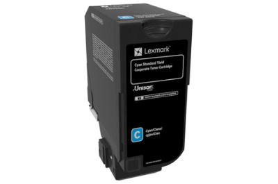 Lexmark 74C2SCE tonercartridge 1 stuk(s) Origineel Cyaan