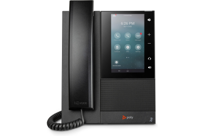 POLY CCX 505 Business Media Phone met ondersteuning voor Open SIP en PoE