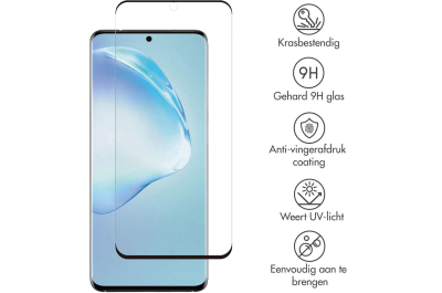 Gehard Glas Premium Screenprotector voor de Samsung Galaxy S20 - Zwart