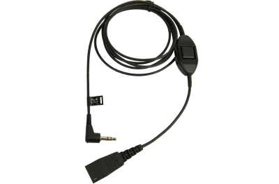 Jabra 8735-019 audio kabel 0,5 m QD 3.5mm Zwart