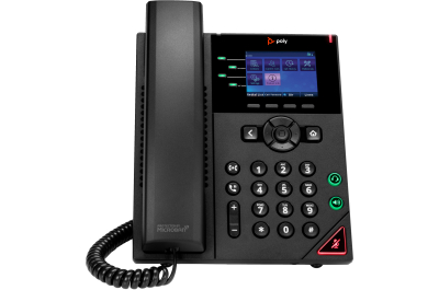 POLY OBi VVX 250 4-lijns IP-telefoon en PoE-ondersteuning met voeding