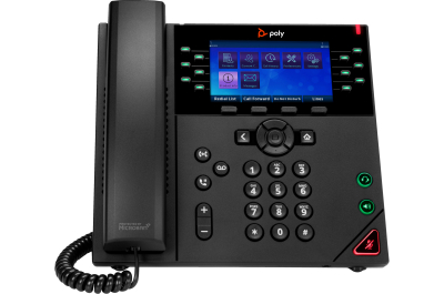 POLY OBi VVX 450 12-lijns IP-telefoon met PoE-ondersteuning en voeding