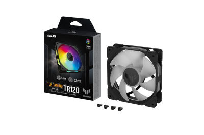 ASUS TUF Gaming TR120 ARGB Fan - Single Pack Computer behuizing Ventilator 12 cm Zwart