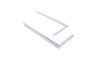 ASUS TUF GAMING GT502 Horizon ARGB Lighting Kit White RGB-lichtverbeteringsset