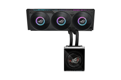 ASUS ROG Strix SLC IV 360 ARGB LCD Processor Alles-in-één vloeistofkoeler 12 cm Zwart 1 stuk(s)