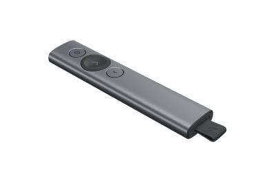 Logitech Spotlight Draadloze presenter Bluetooth/RF Grijs