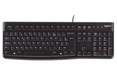 Logitech Keyboard K120 for Business toetsenbord USB AZERTY Belgisch Zwart