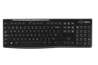 Logitech Wireless Keyboard K270 toetsenbord RF Draadloos QWERTY Nederlands Zwart