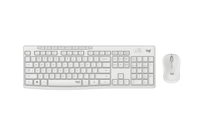 Logitech MK295 Silent Wireless Combo toetsenbord Inclusief muis Kantoor RF Draadloos QWERTY Scandinavisch Wit