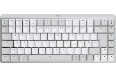 Logitech MX Mini Mechanical for Mac toetsenbord Kantoor Bluetooth QWERTZ Duits Grijs, Wit