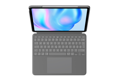 Logitech Combo Touch QWERTZ Zwitsers Smart Connector Grijs