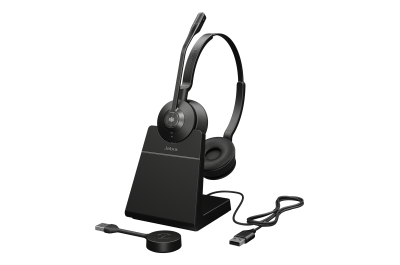 Jabra Engage 55 SE Headset Draadloos Hoofdband Kantoor/callcenter Zwart