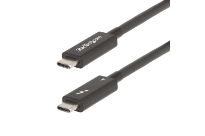 StarTech.com A40G2MB-TB4-CABLE Thunderbolt-kabel 2 m 40 Gbit/s Zwart